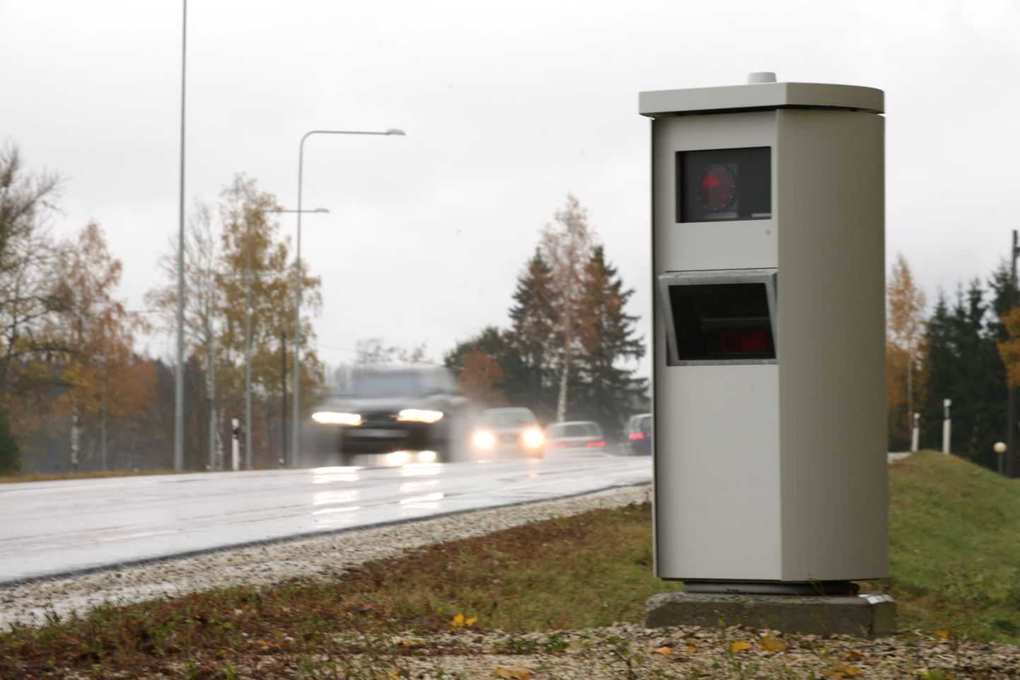 Камера измерения скорости в Эстонии