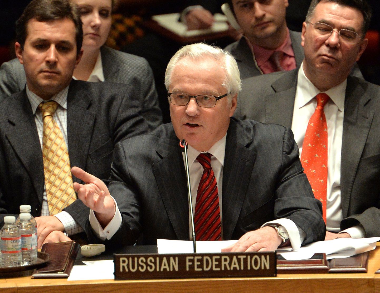 Постоянный представитель России при ООН Виталий Чуркин.