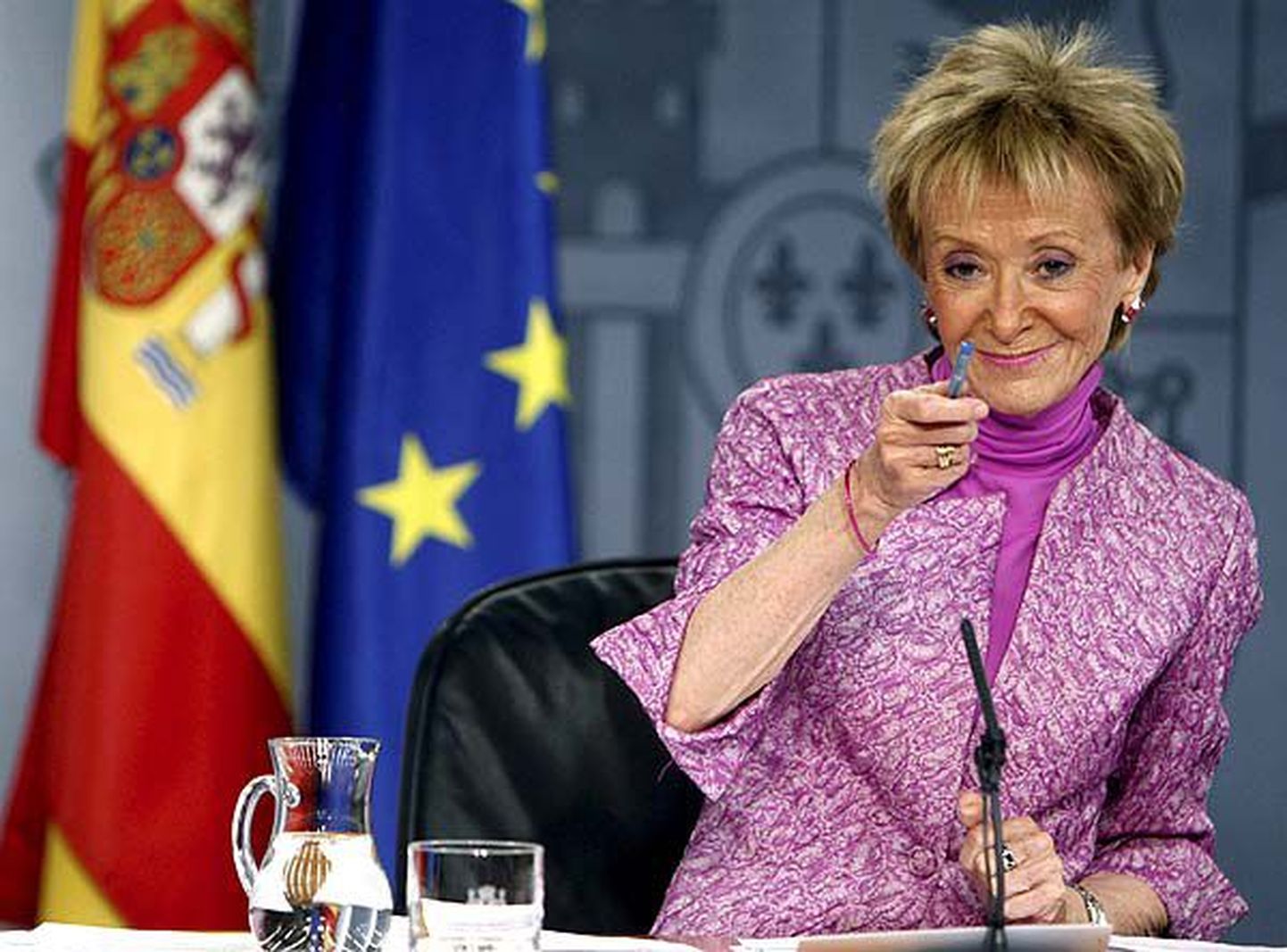 Hispaania asepeaminister María Teresa Fernández de la Vega.