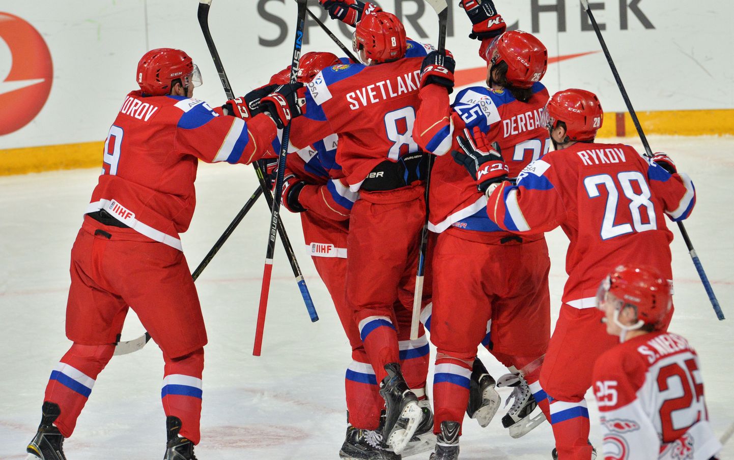 Молодежная сборная России по хоккею.