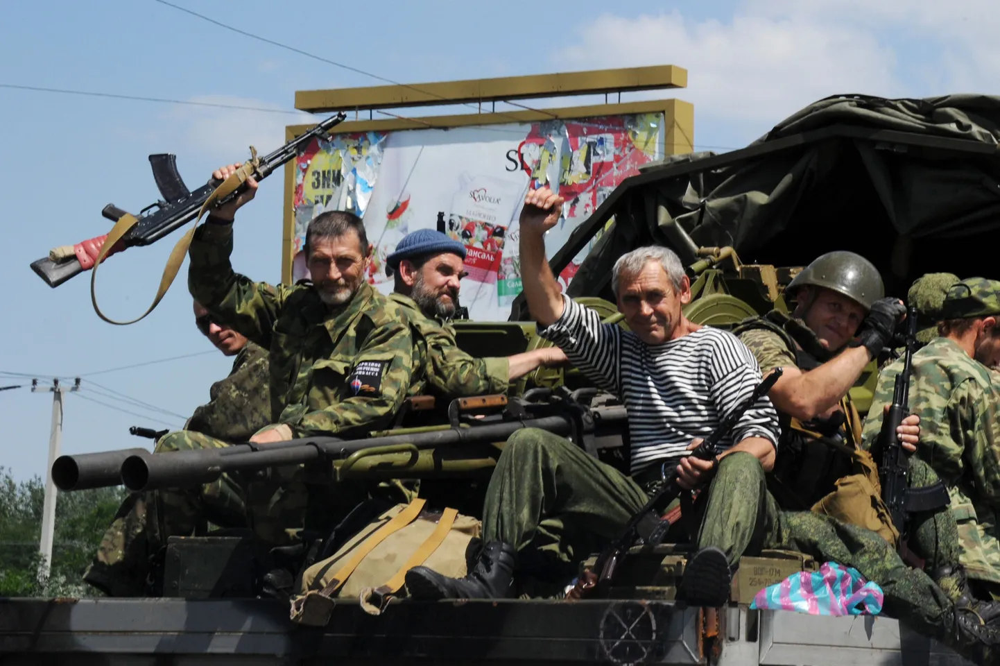 Separatistid Ukraina idaosas.