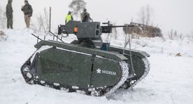 Estonian-made pocket tank in action for the first time