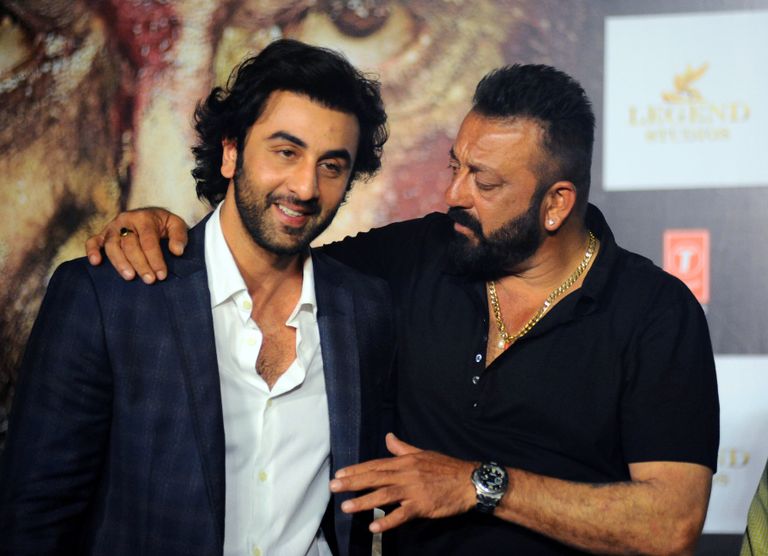 Ranbir Kapoor (vasakul) koos Sanjay Duttiga. Foto: