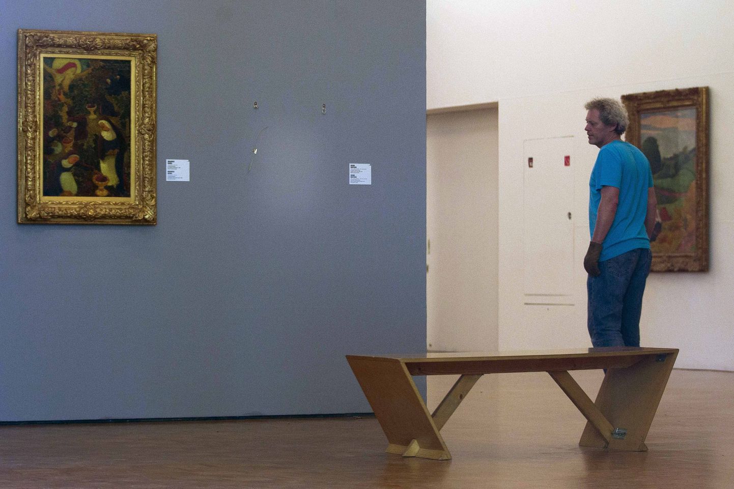 Пустое место вместо Матисса в музее Роттердама.