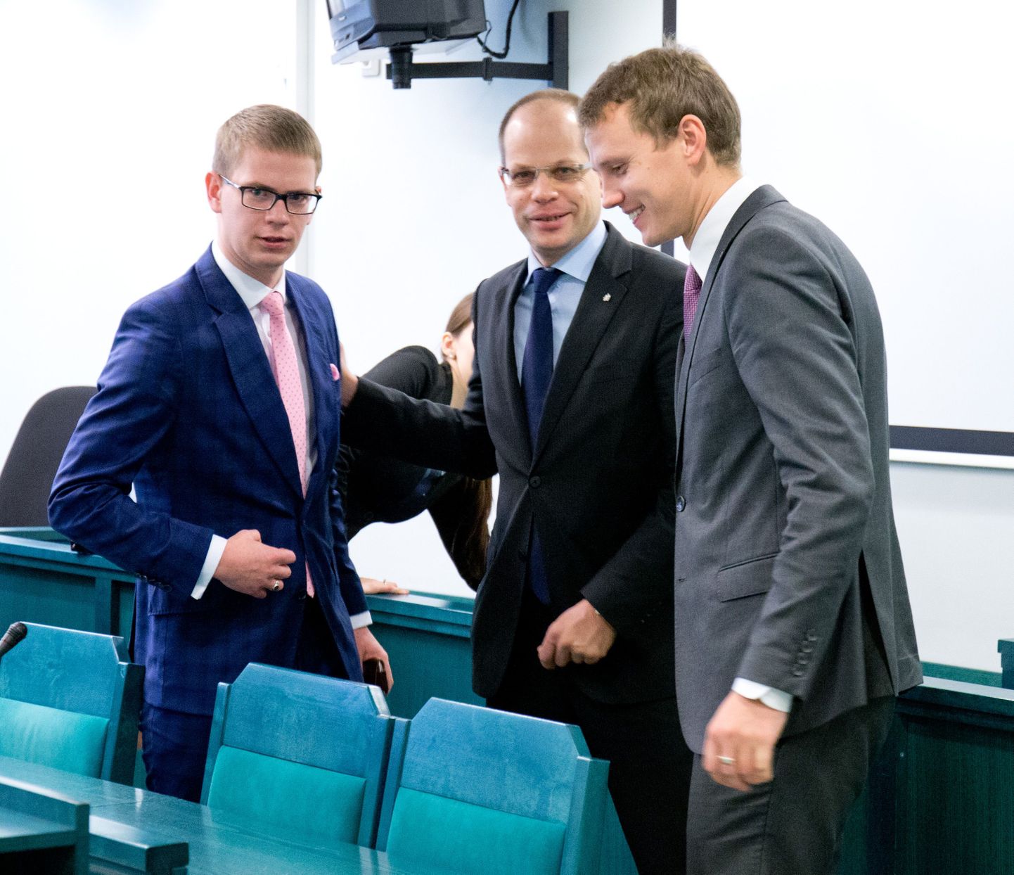 Priit Toobal, Lauri Laasi ja Ivor Onksion kohtus 17. oktoobril 2014. aastal.