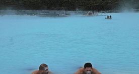 Sinise laguuni geotermiline spa Islandil