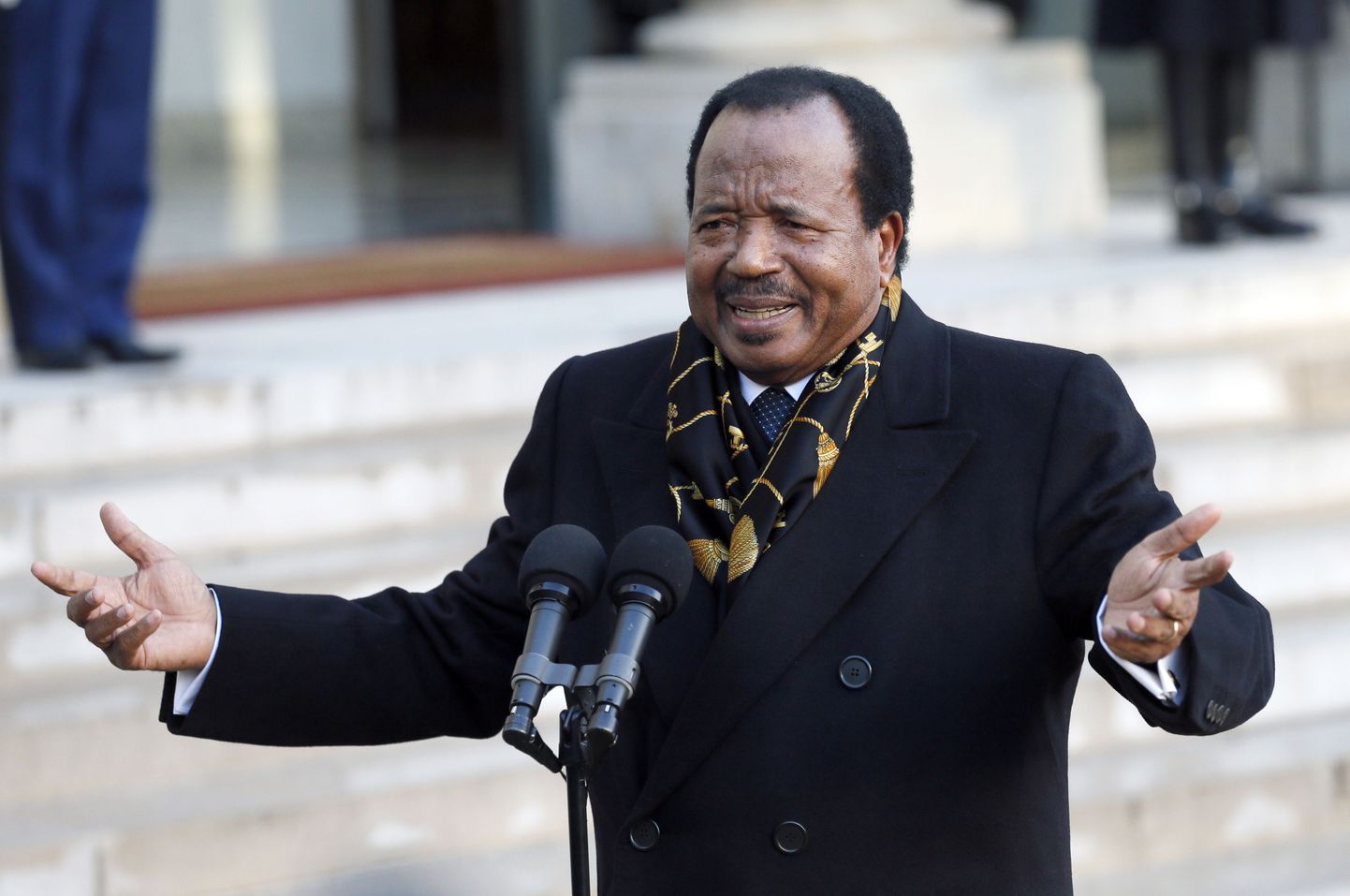 Kameruni president Paul Biya.