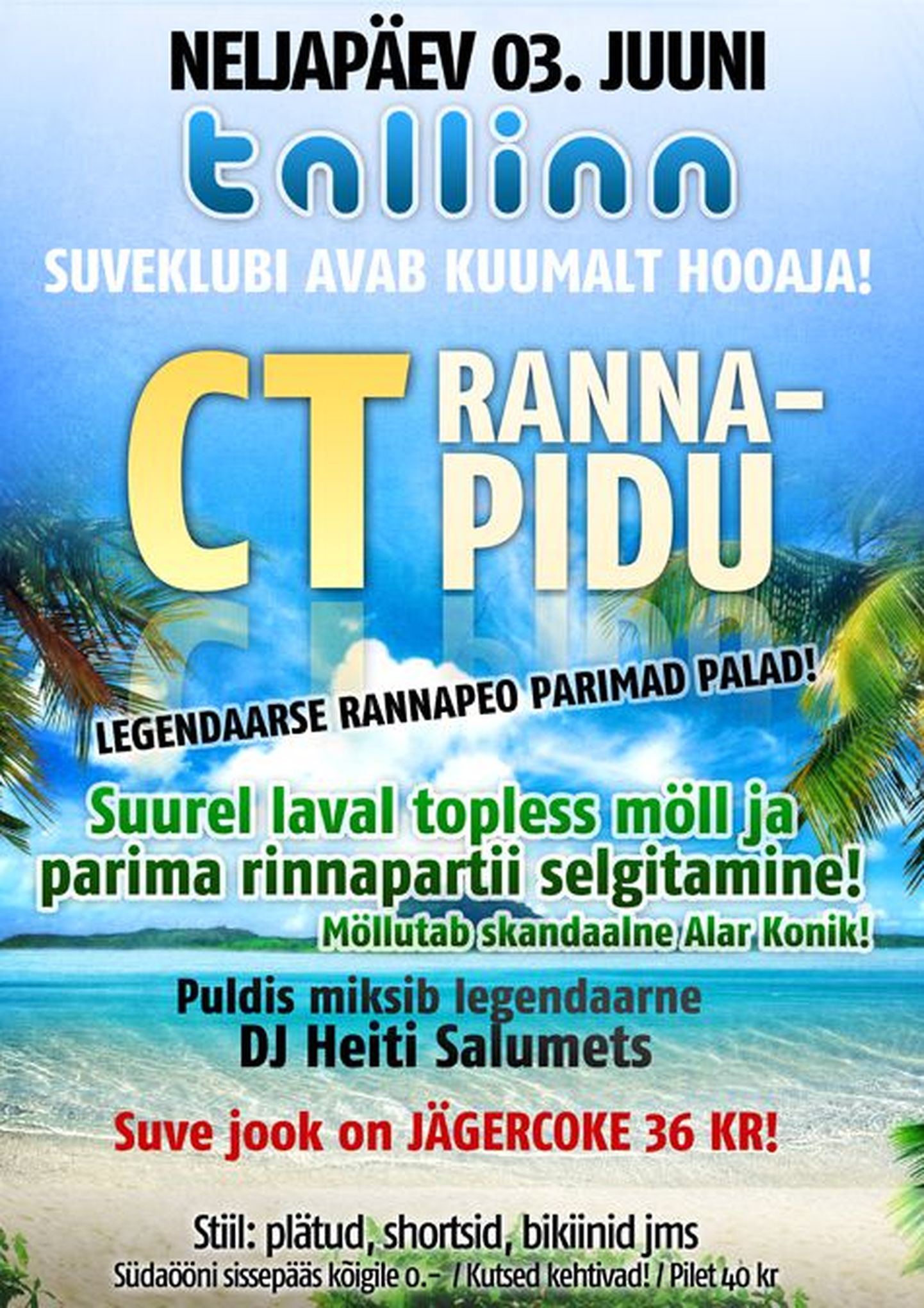 Skandaalne Alar Konik avab neljapäeval Club Tallinna rannahooaja!
