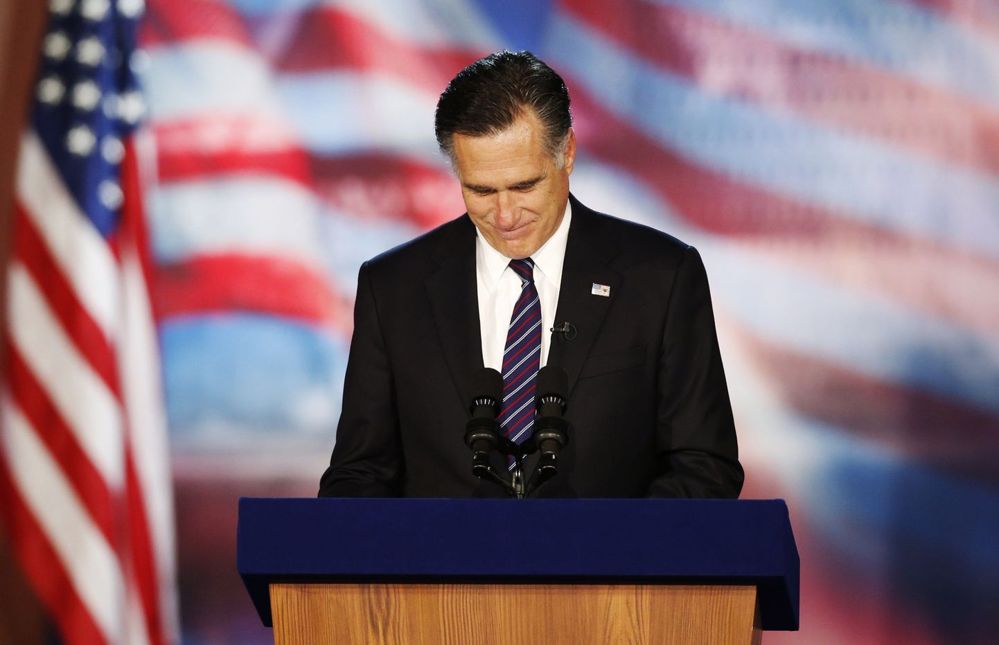 Mitt Romney pidas kaotuskõne Bostonis.