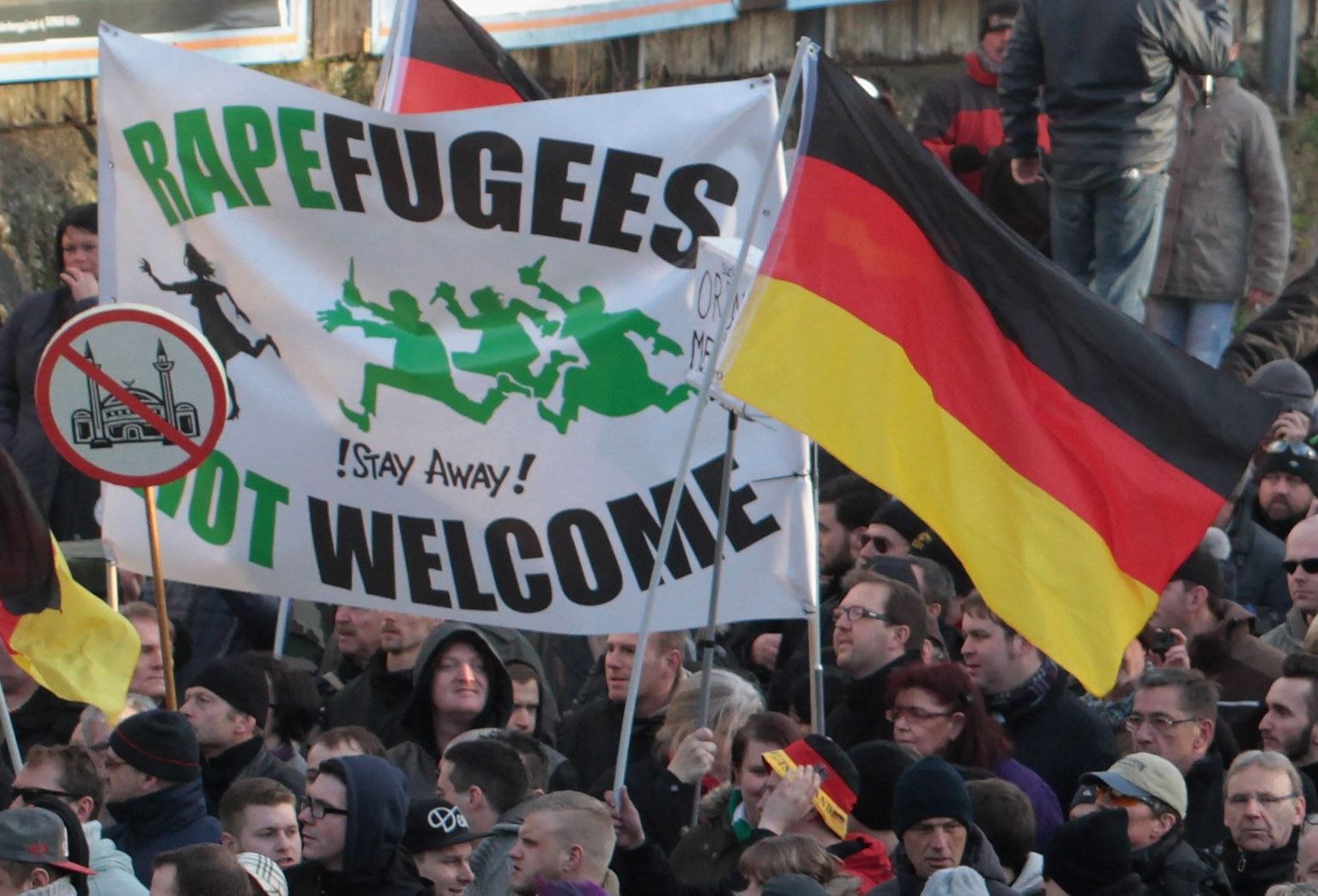 Naiste seksuaalse ahistamise vastane protest Kölnis