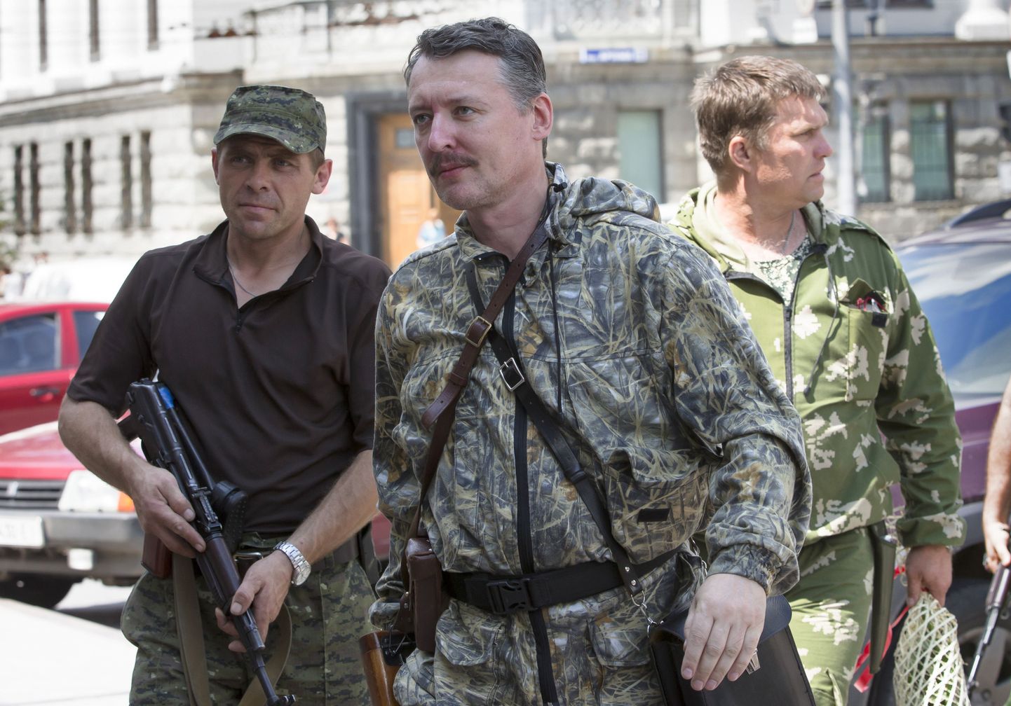 Vene kodanik Igor Girkin (hüüdnimega Strelkov) mullu suvel Ida-Ukrainas.