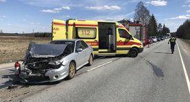 Galerii: kaks järjestikust avariid tekitasid Harjumaal suure ummiku