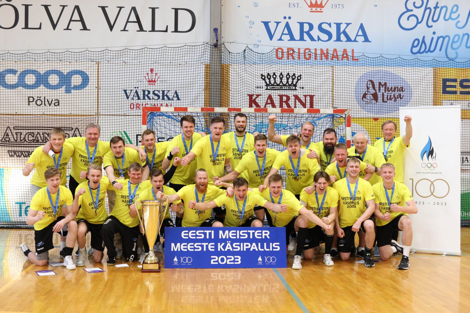 Värske Eesti meister Põlva Serviti.