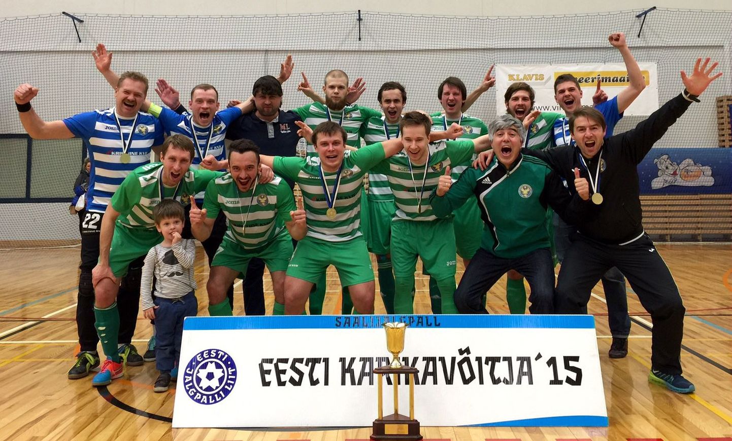 Таллиннский "Анжи" стал обладателем Кубка Эстонии.