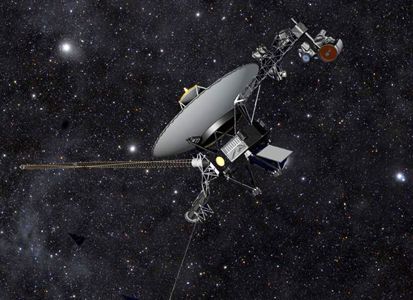 Kunstniku nägemus Voyager 1 sondist