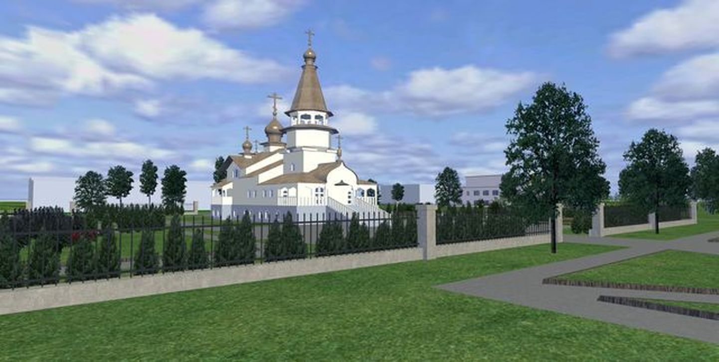 Архитектурное решение нового Храма Сергия Радонежского