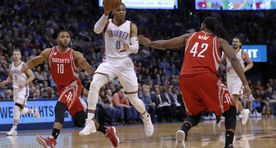 Video: Westbrook jõudis NBAs Michael Jordaniga ühele pulgale