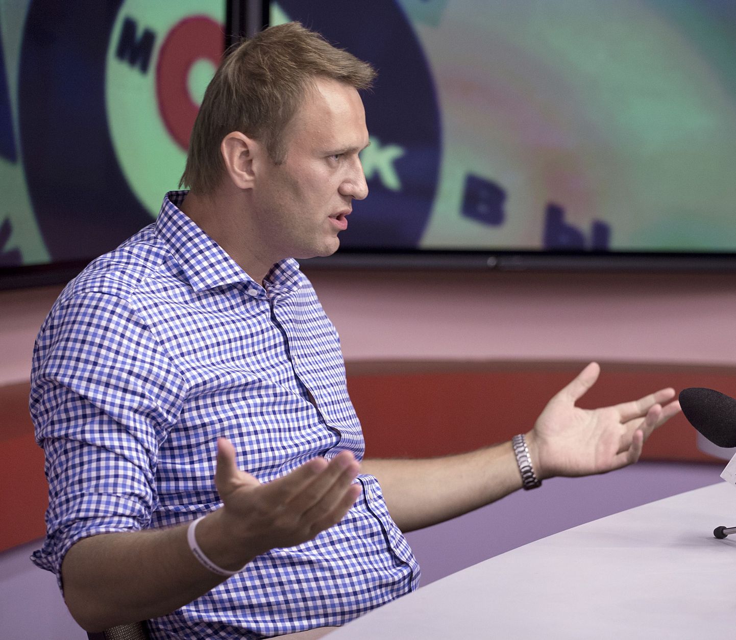 Vene opositsiooniliider ja Moskva linnapeakandidaat Aleksei Navalnõi.