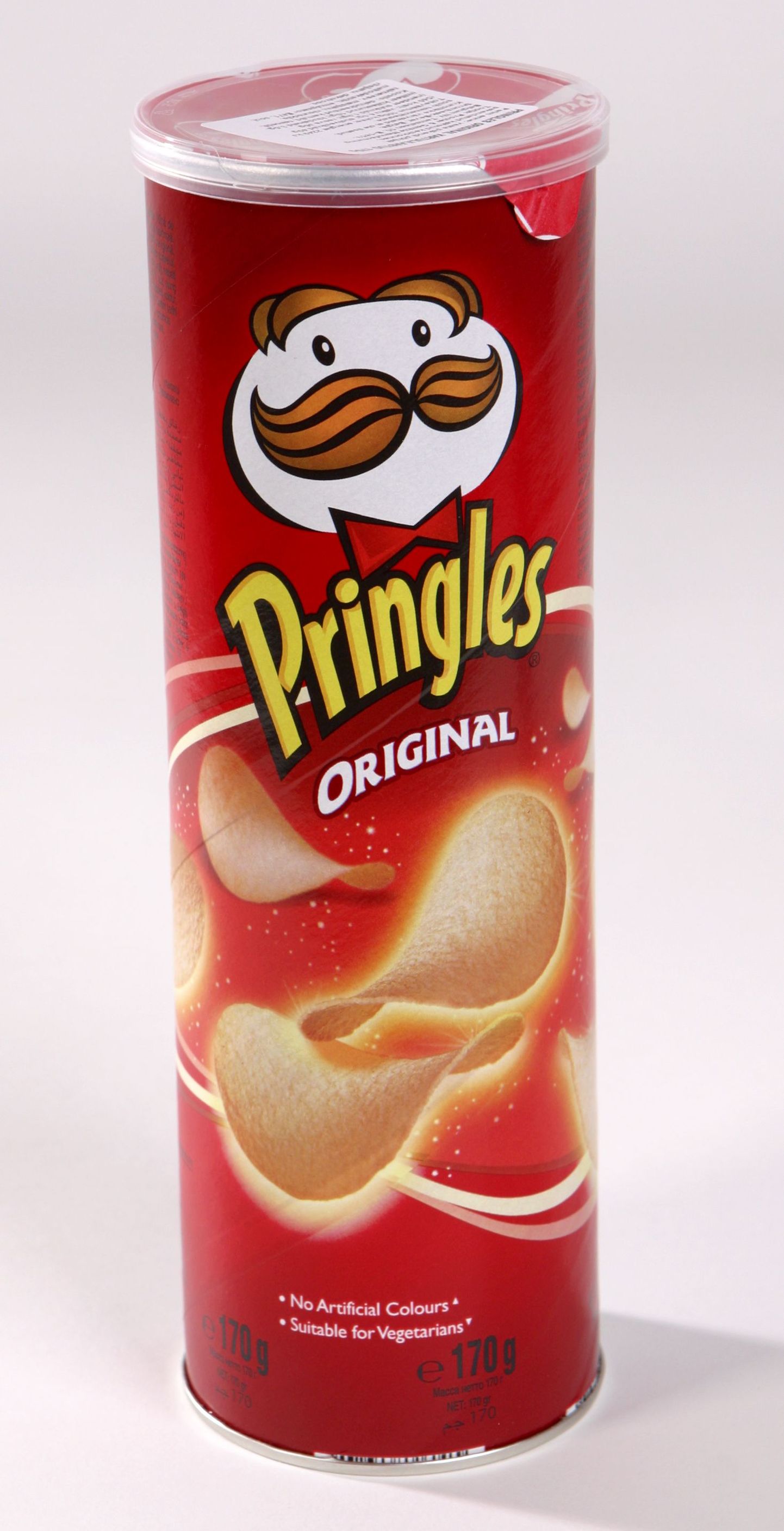 Pringlesi kartulikrõpsud.