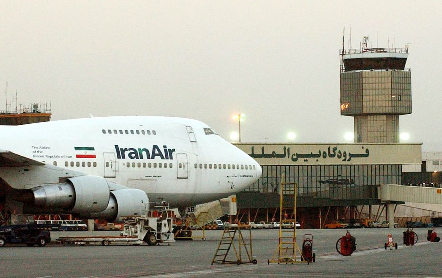 Iraani riikliku lennufirma Iran Air lennuk Boeing 747 Mehrabadi rahvusvahelisel lennuväljal Teheranis.