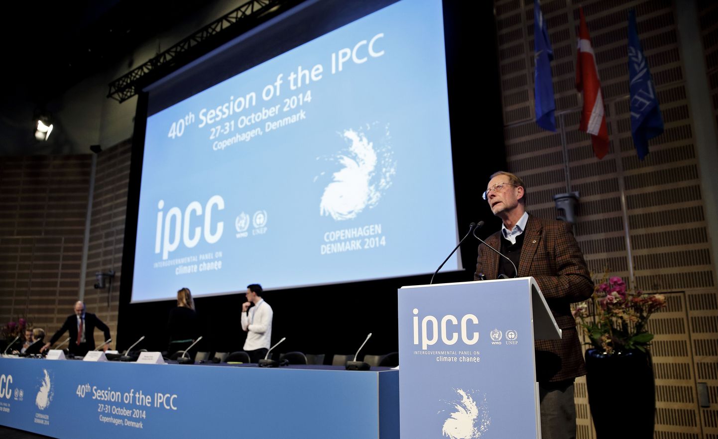 ÜRO alalise kliimanõukogu (IPCC) paneelistung Kopenhaagenis.