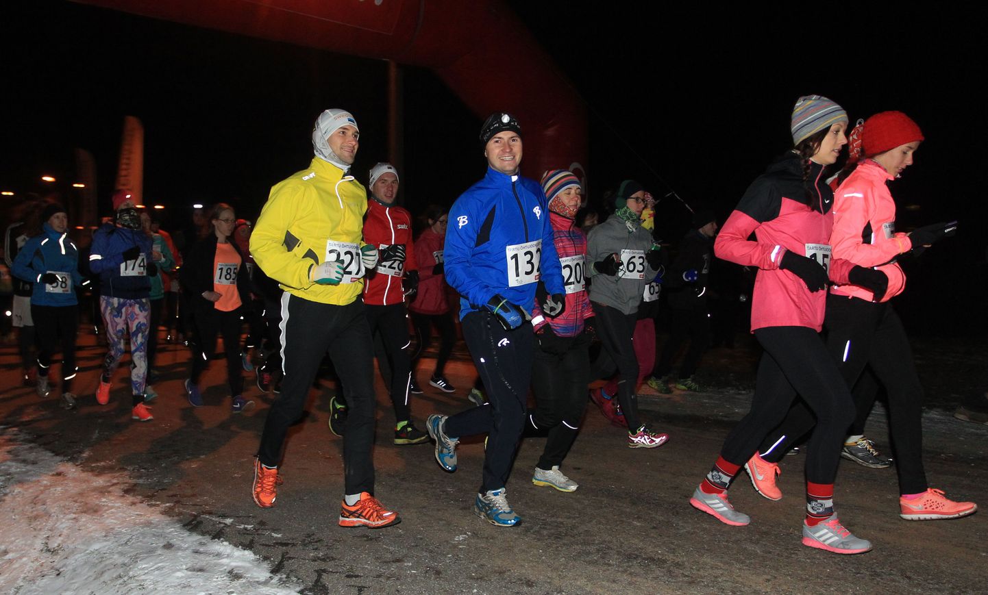 Esimene Tartu õhtujooks 2015. aasta novembris.