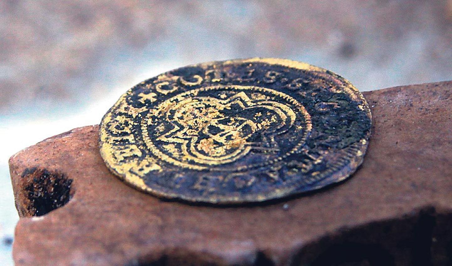 Arvatavasti 17. sajandi alguse münt.