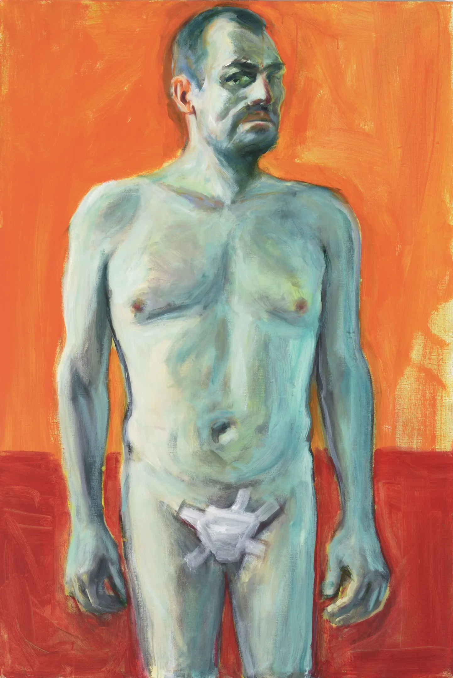 Jaan Toomik- Self-portrait with cut penis. Homage to Van Gogh