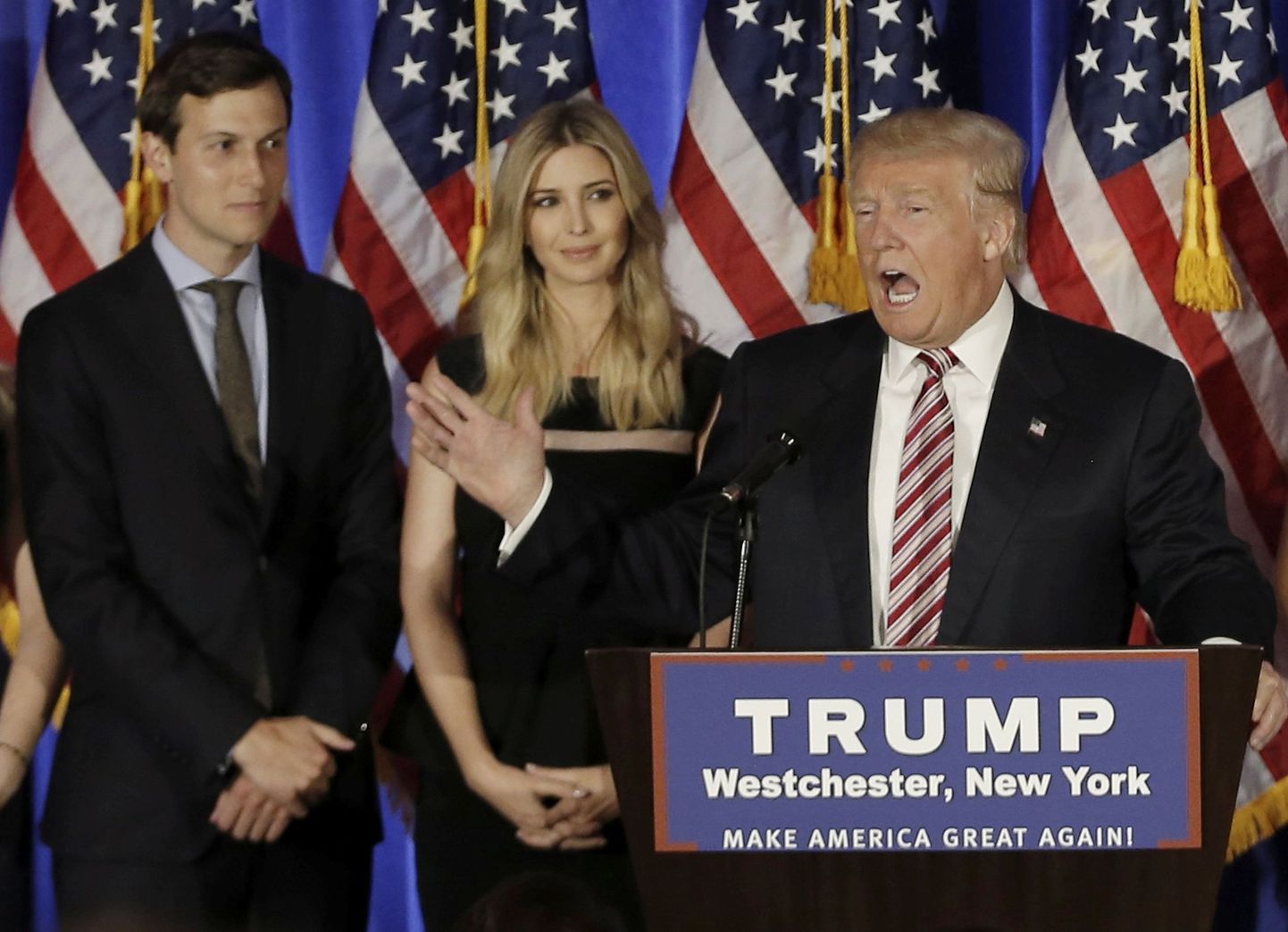 Jared Kushner, Ivanka Trump ja Dondald Trump