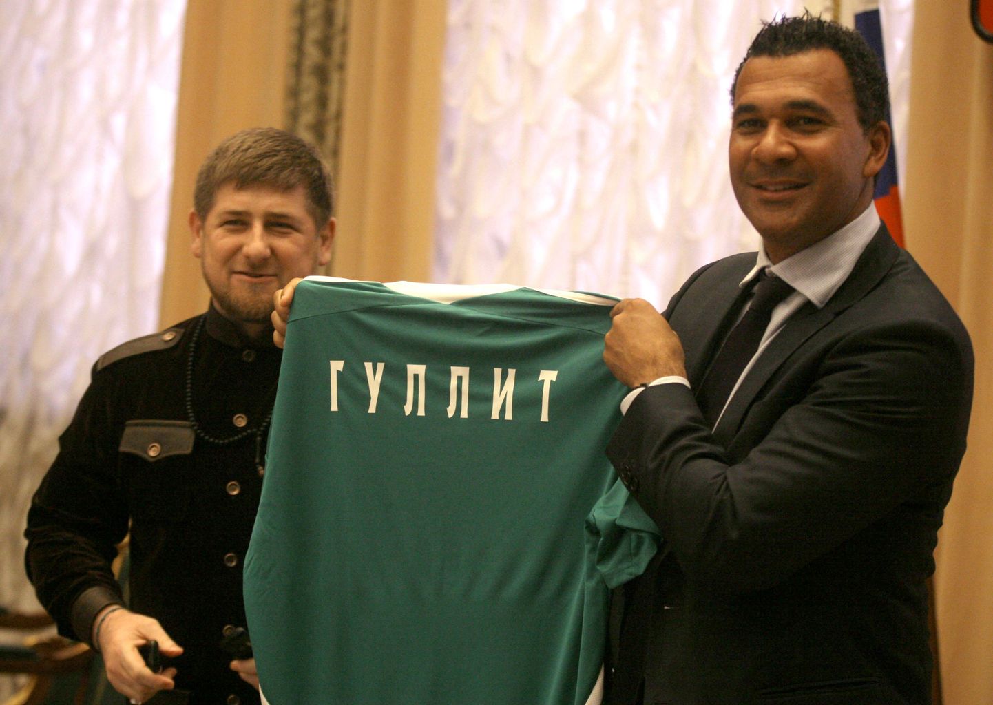 Рамзан Кадыров и Руд Гуллит перед началом сезона.