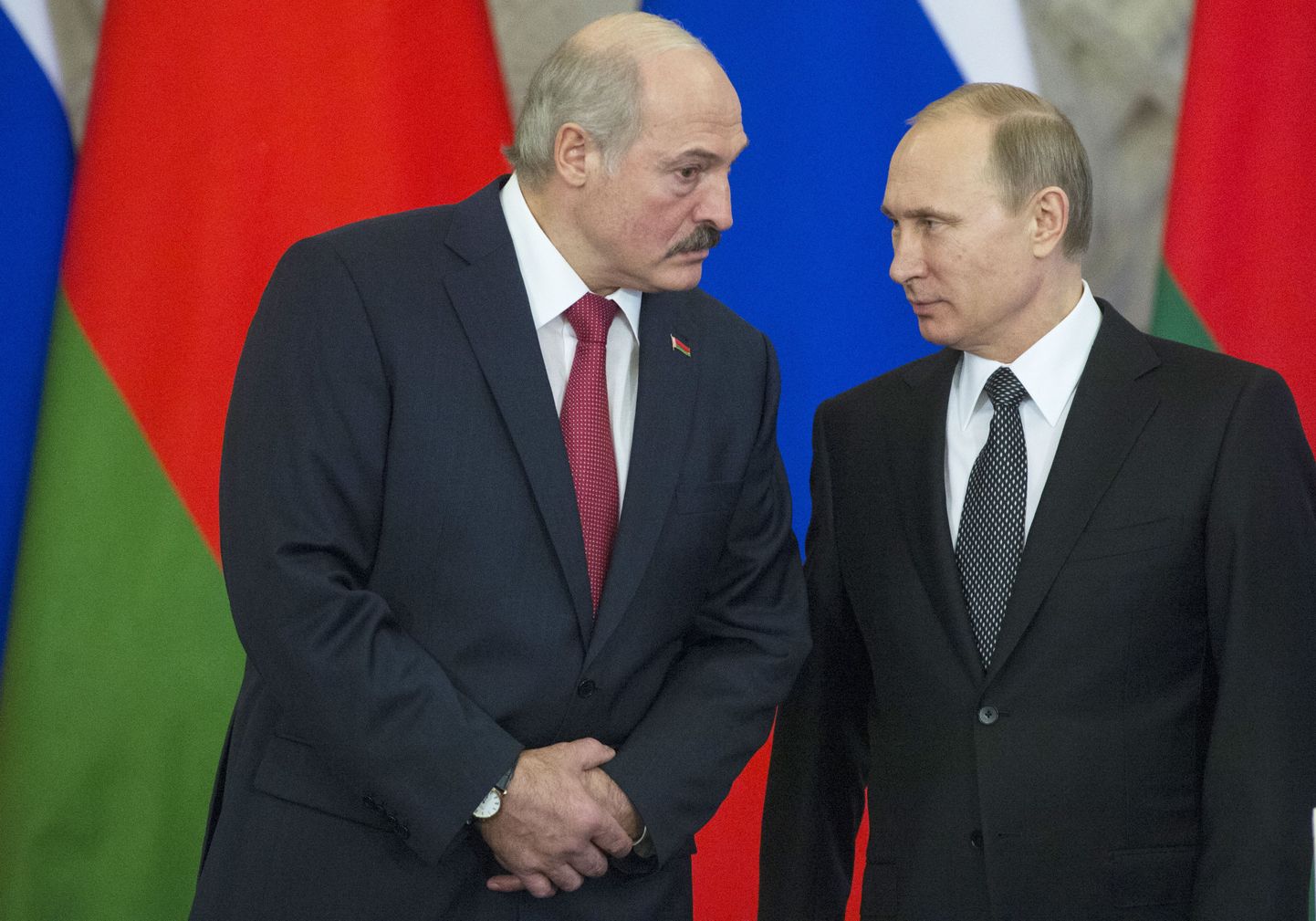 Venemaa president Vladimir Putin ja Valgevene riigipea Aleksandr Lukašenka