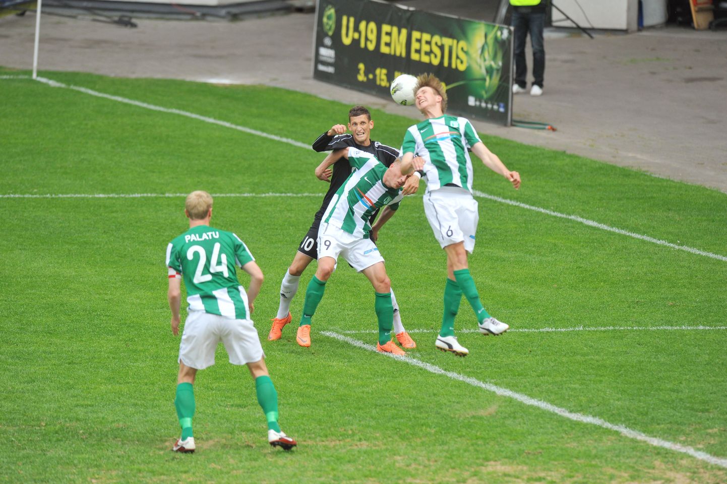 FC Flora mängus Levadia vastu.