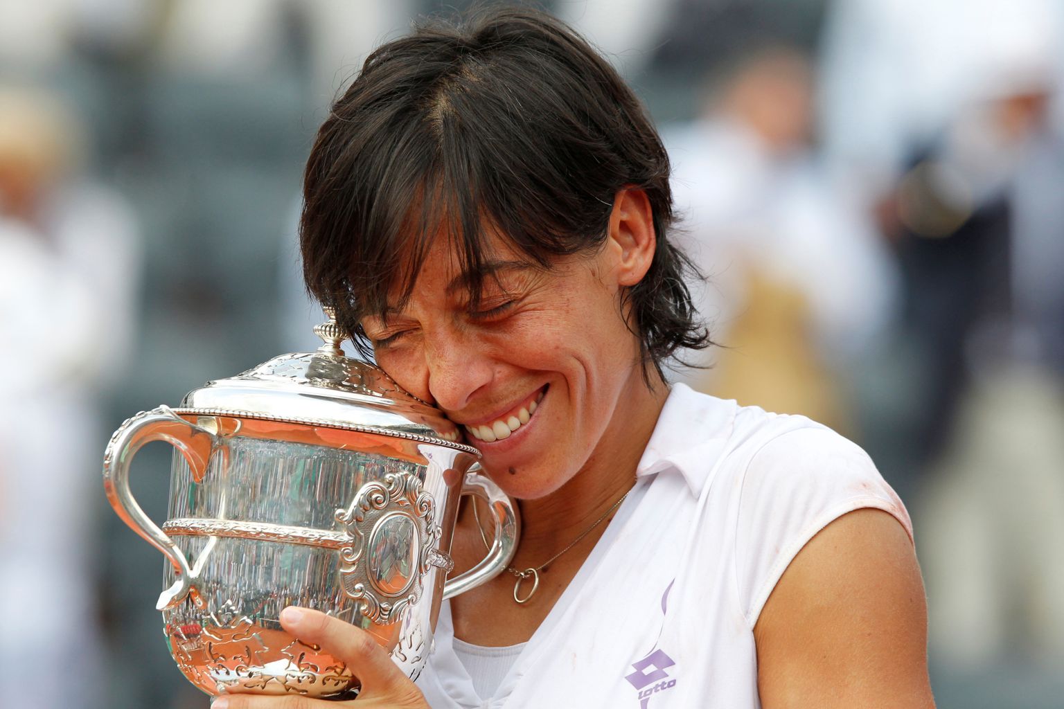 Francesca Schiavone karjääri suurima autasuga