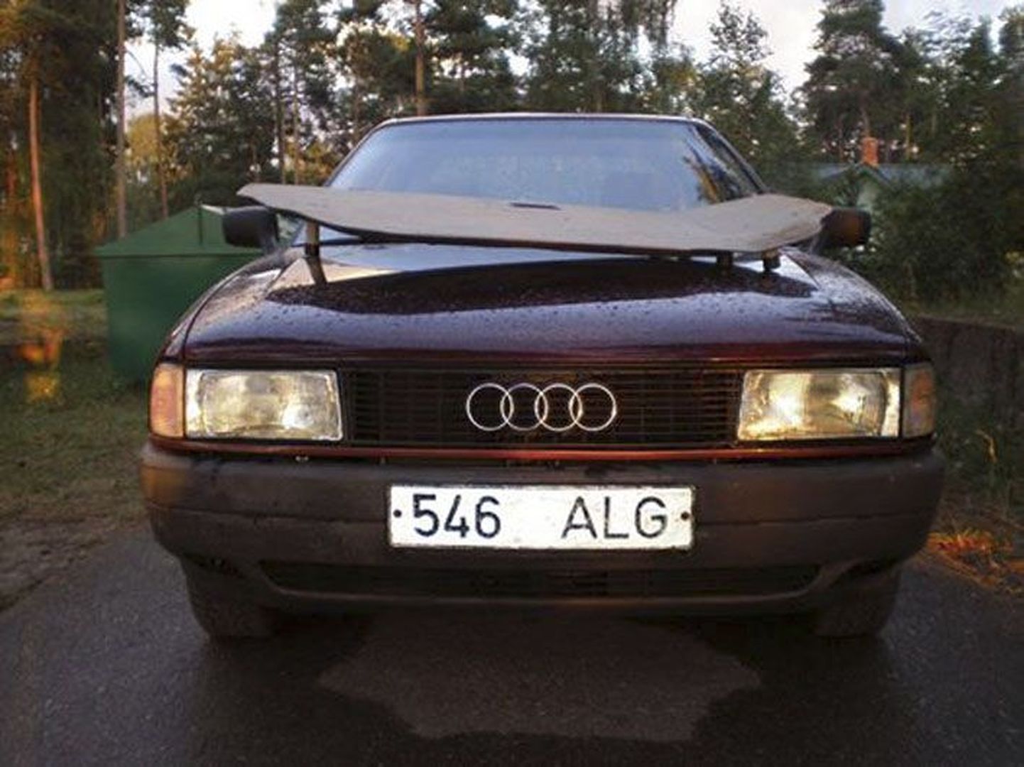 Politsei teisaldas Võsul konutava Audi.