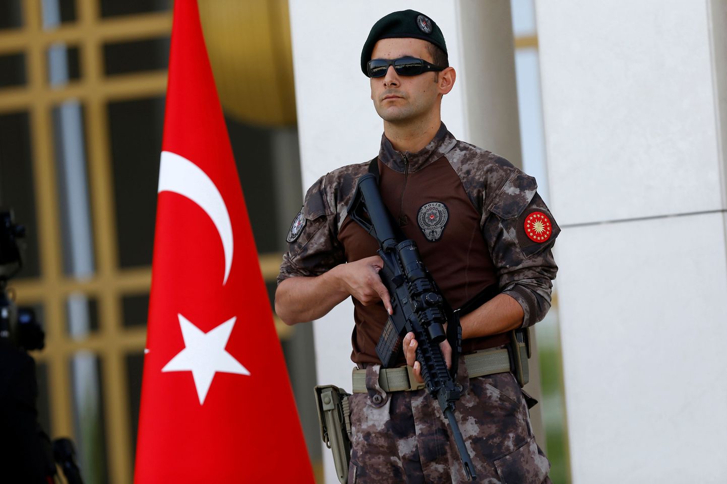 Türgi politsei eriüksuslane. Foto on illustratiivne.