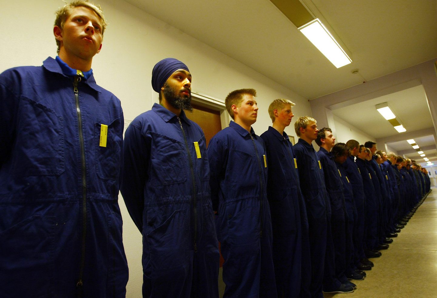 Ajateenijad Rootsi mereväes enne kohustusliku ajateenistuse kaotamist 2010. aastal.