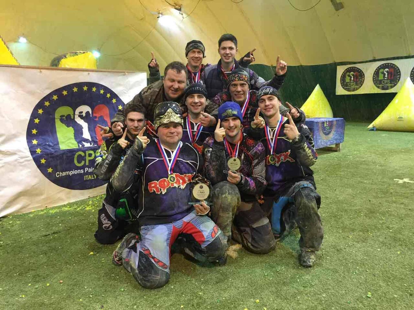 Команда RONYX победила на соревнованиях европейской Лиги Чемпионов (CPS) по пейнтболу.