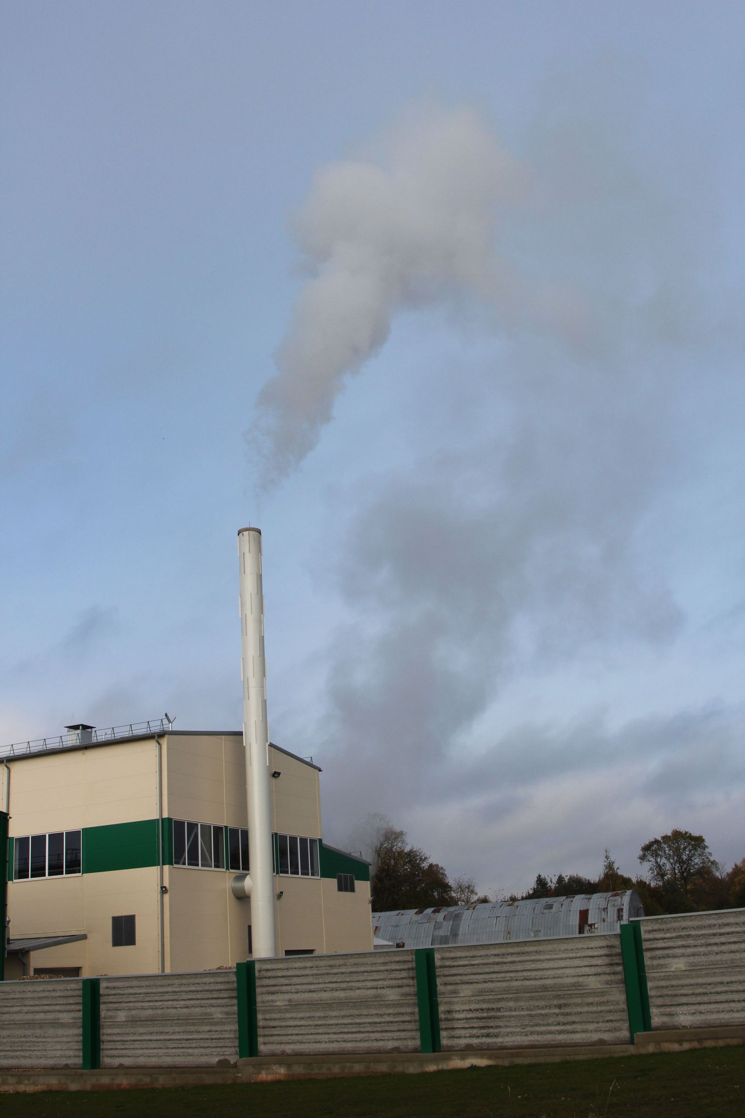 Eesti Energia tütarfirma Enefit elektri ja soojuse koostootmisjaam Valka linnas Lätis.