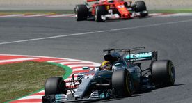 Hamilton kavaldas Hispaanias Vetteli üle, katkestanud Bottas mängis võtmerolli