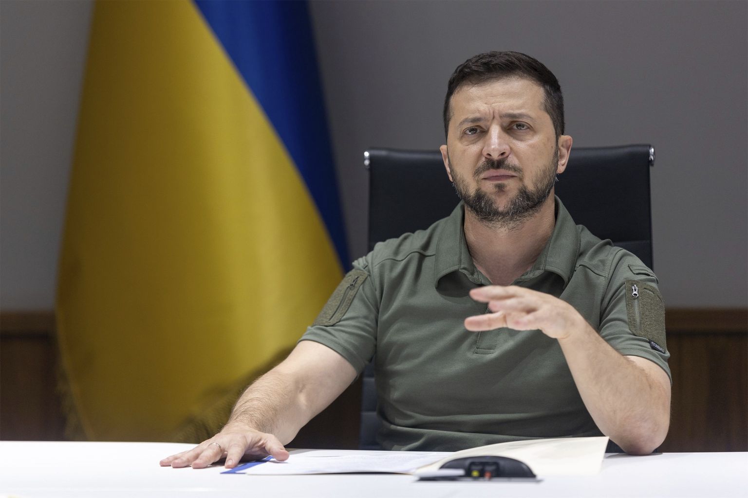 Ukraina president Volodõmõr Zelenskõi.