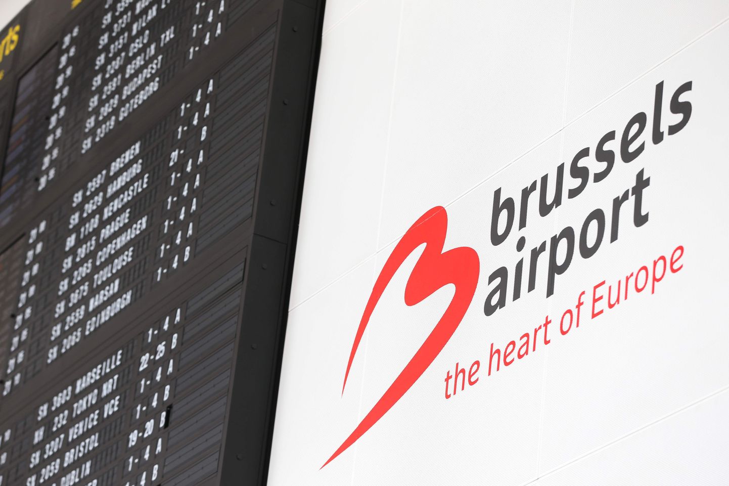 Brüsseli lennujaama logo