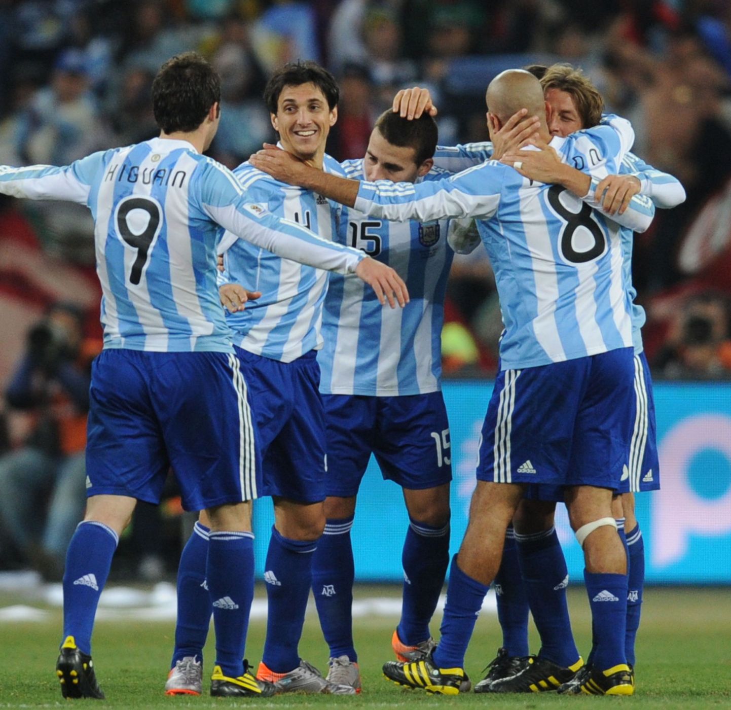 Игроки сборной Аргентины.