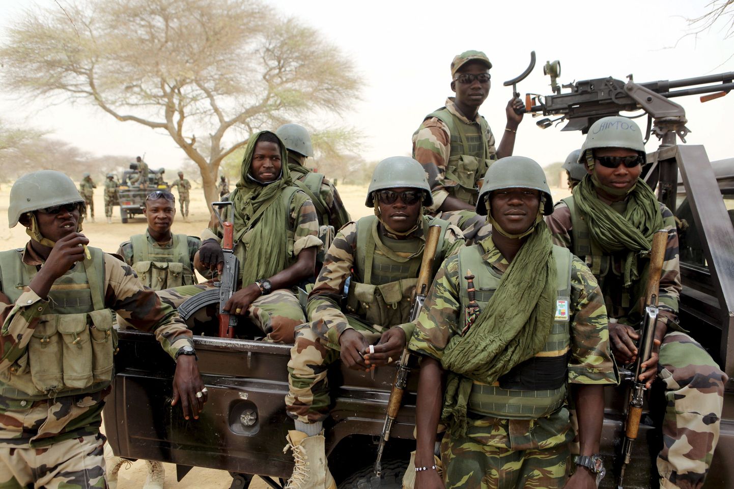 Nigeeria sõdurid. Pilt on illustratiivne.
