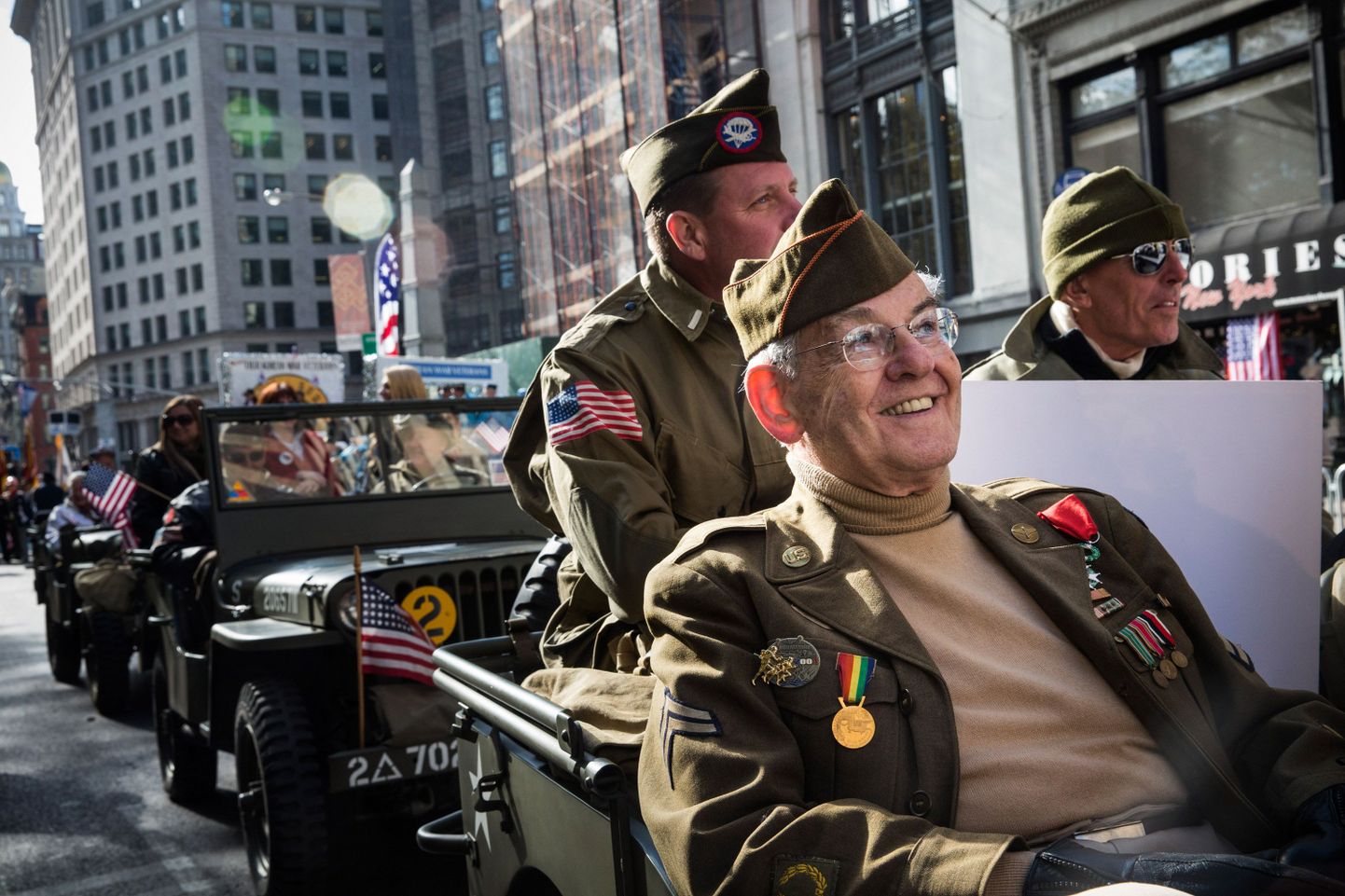 Veteranide päeva paraad New Yorgis.