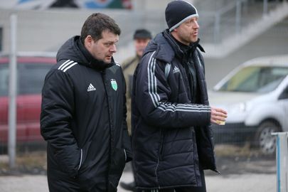 Murelik Levadia treeneriduo - Marek Kristal ja Indrek Zelinski. FOTO: