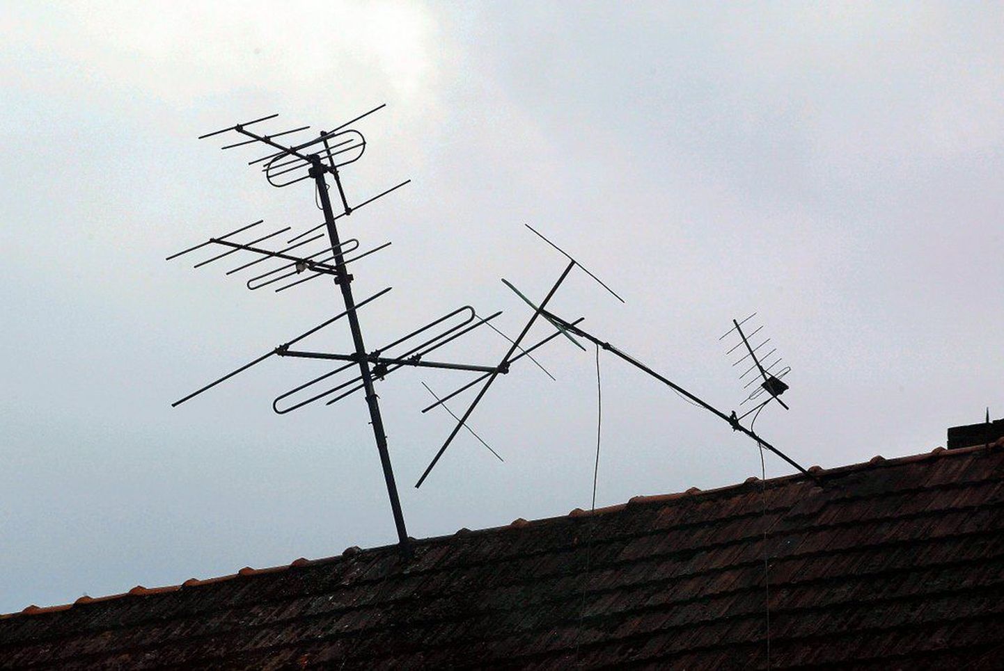 Antennid katusel.