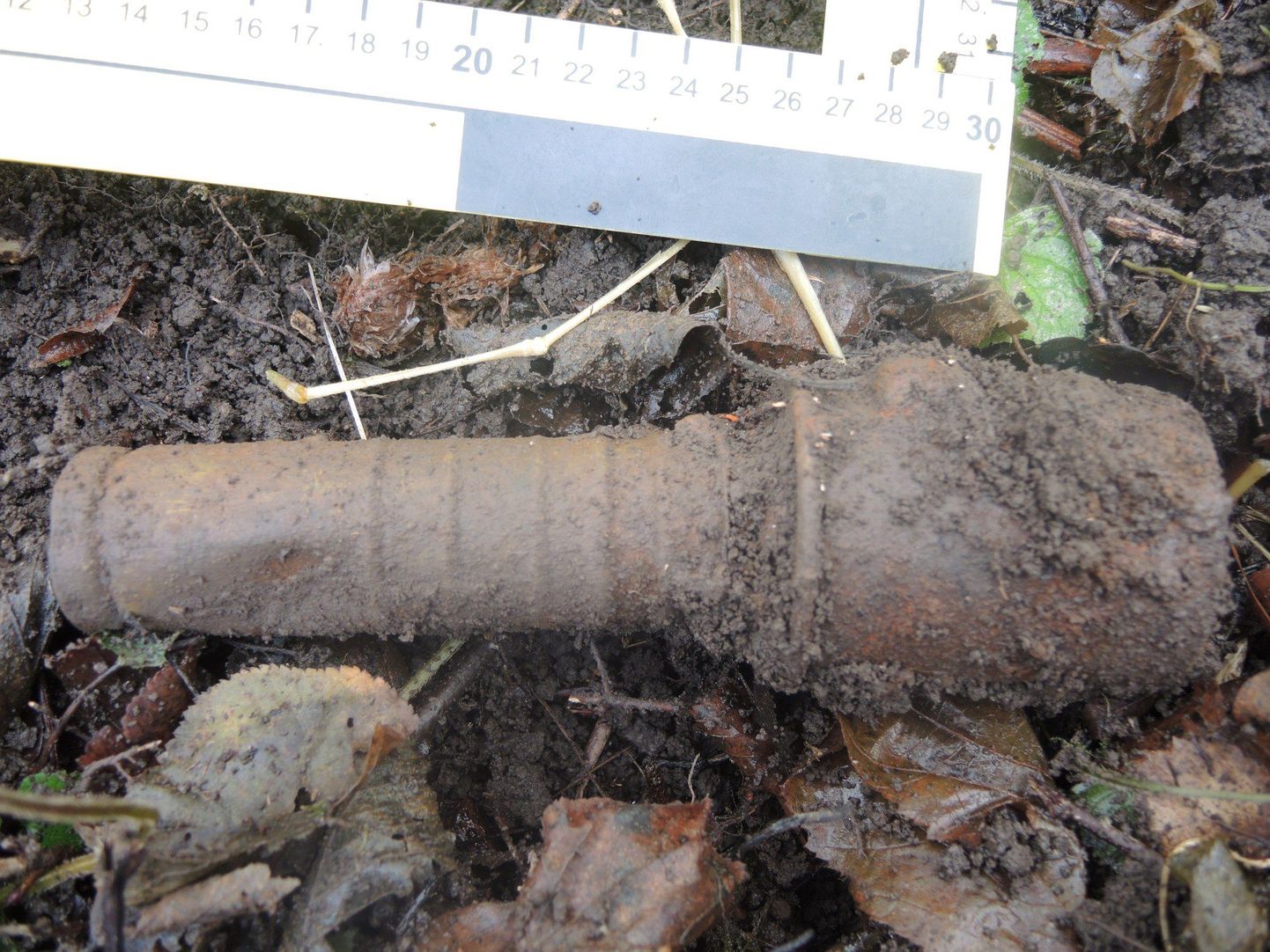 Emajõe ääres asuvast Kardla külast leitud käsigranaat.