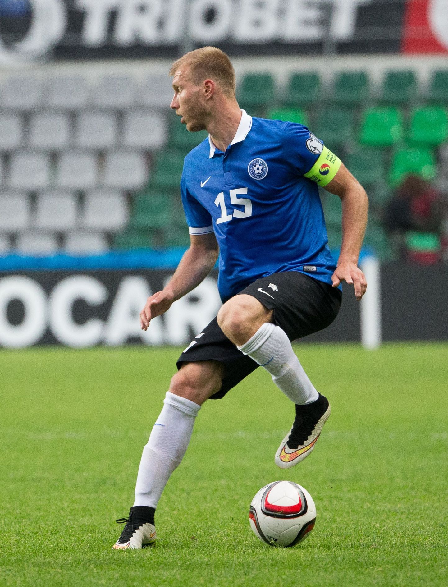 Eesti jalgpallikoondise keskkaitsja Ragnar Klavan.