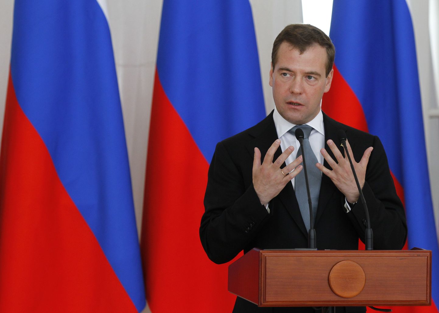 Venemaa president Dmitri Medvedev.