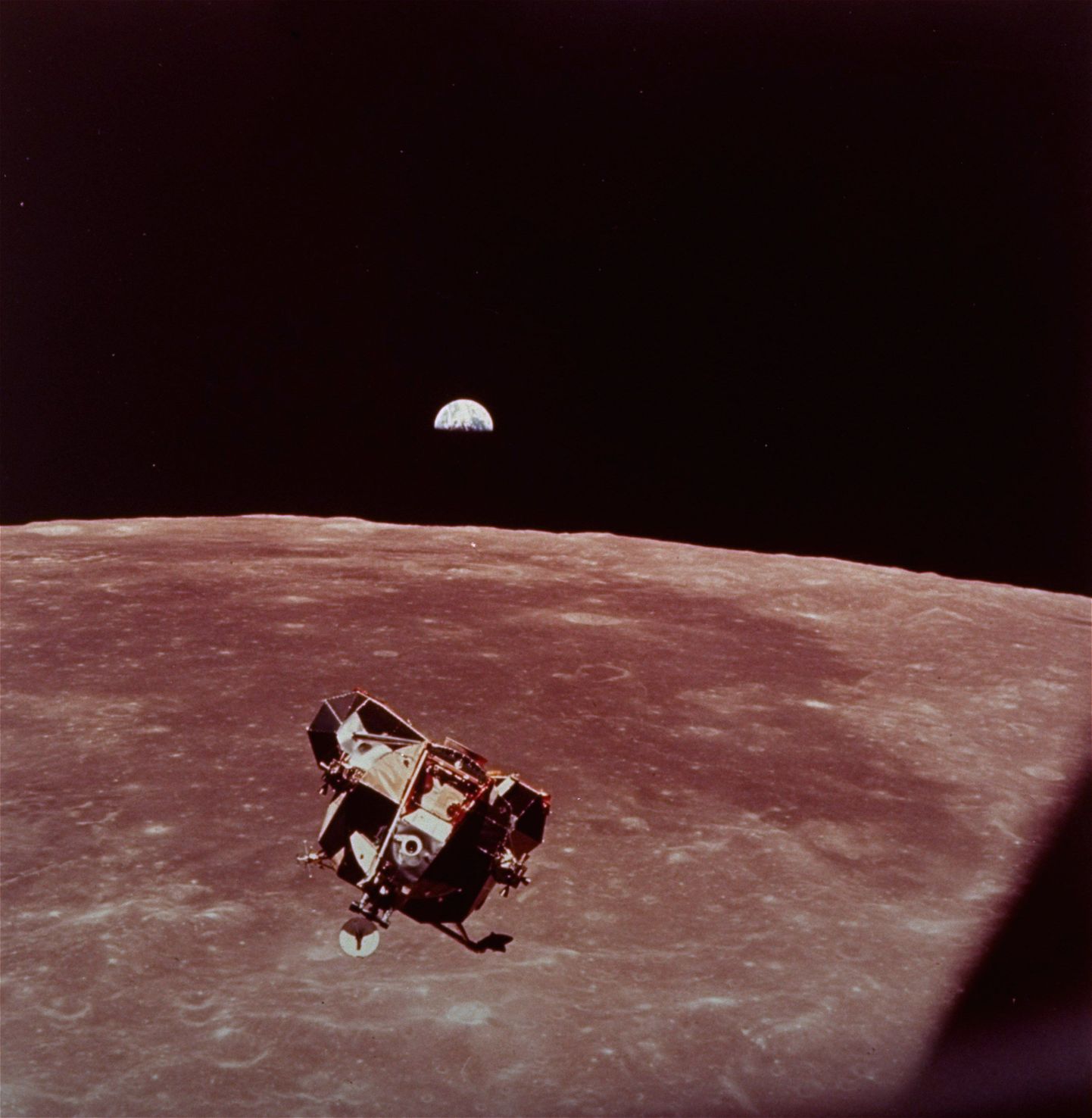 NASA 1969: Apollo 11 kuumoodul.